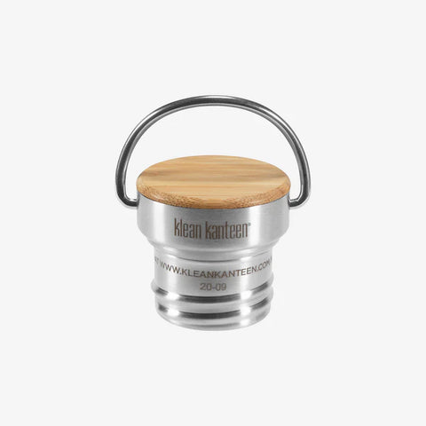 klean_kanteen_bamboo_cap_top_view_with_metal_loop_handle