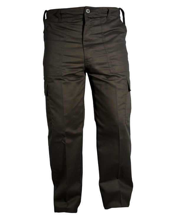 Kombat UK Combat Trousers in Black - 6 pocket tactical trousers