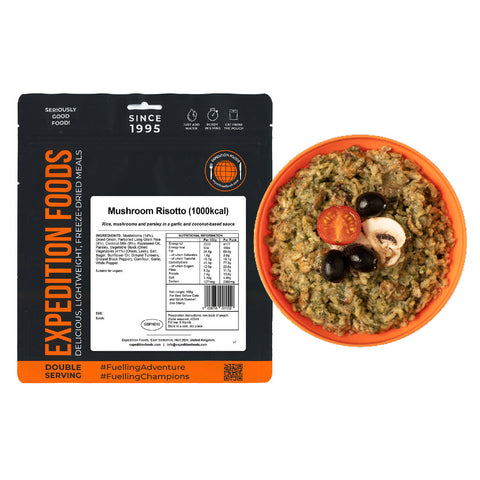 Expedition Foods Mushroom Risotto | Freeze-Dried Meal