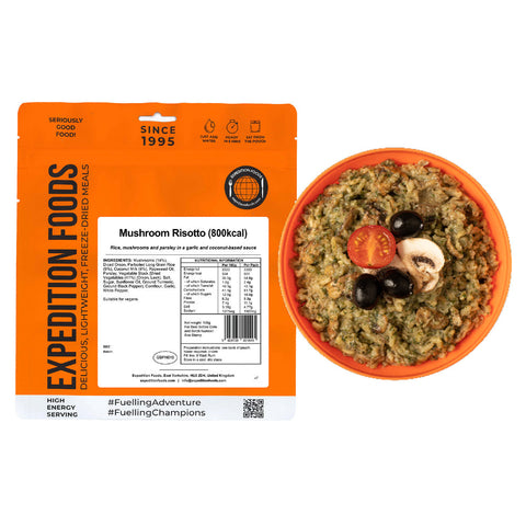 Expedition Foods Mushroom Risotto | Freeze-Dried Meal