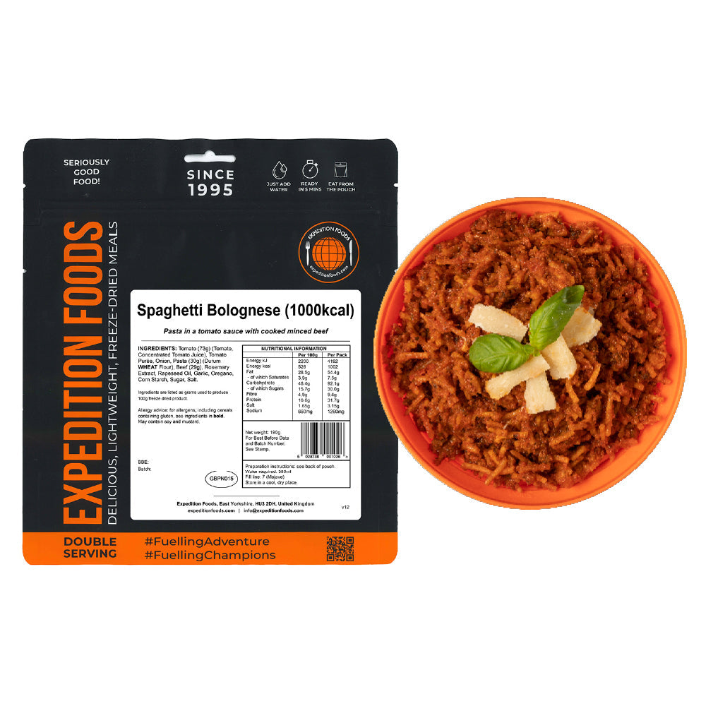 Expedition Foods Spaghetti Bolognese | Freeze-Dried Meal