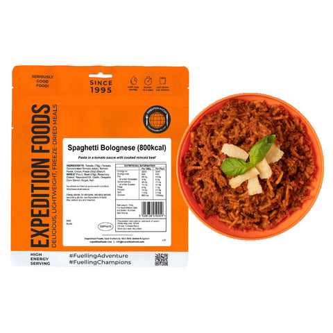 Expedition Foods Spaghetti Bolognese | Freeze-Dried Meal