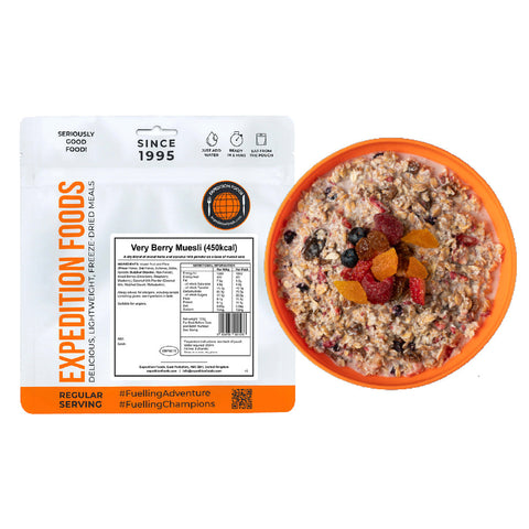 Expedition Foods Very Berry Muesli | Freeze-Dried Meal