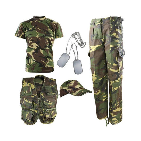 Kombat UK, Kids Camouflage Explorer Army Kit, Kids Fleeces, Jumpers & Hoodies,Wylies Outdoor World,