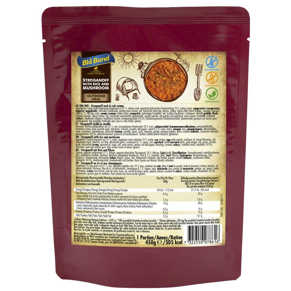 Bla Band Stroganoff with Rice & Mushroom - Wylies Outdoor World