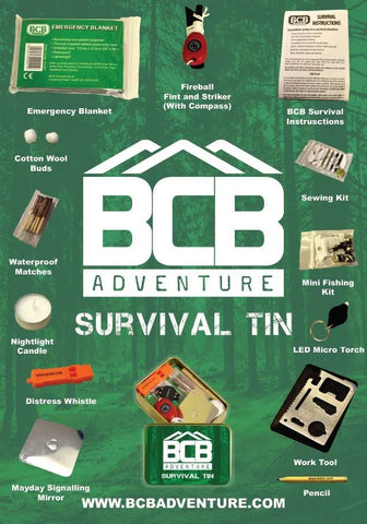 BCB Adventure Survival Tin - Wylies Outdoor World