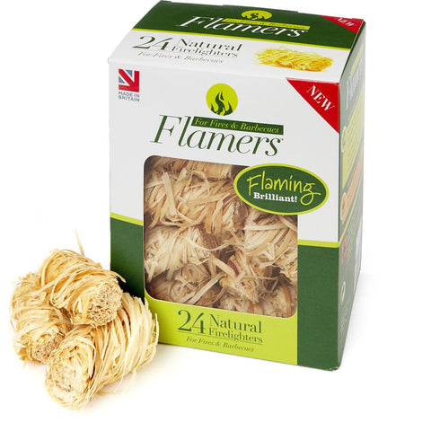 Flamers Natural Firelighters 24 Tinder Pack - Wylies Outdoor World