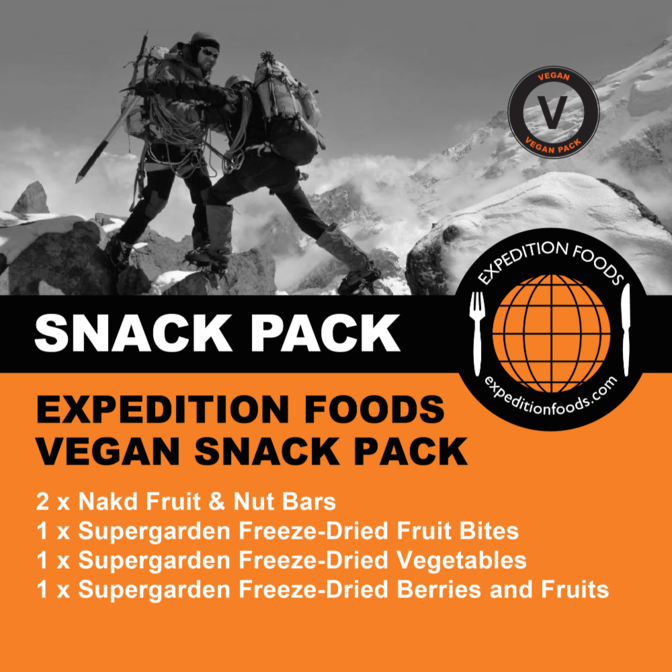Expedition Foods, Expedition Foods - Vegan Snack Pack, Day Ration Packs, Wylies Outdoor World,
