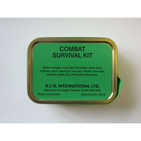 BCB, BCB Combat Survival Tin, Survival Kits, Wylies Outdoor World,
