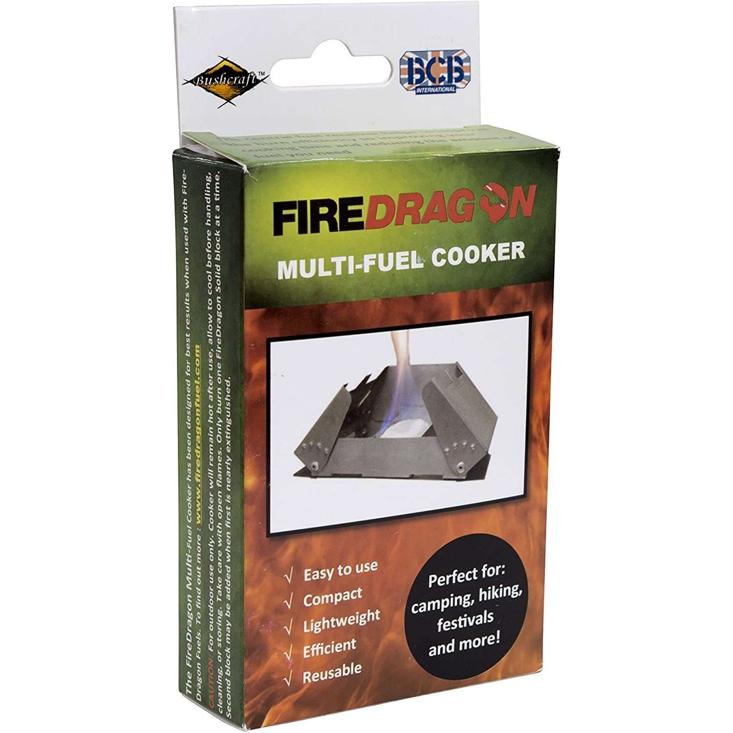 BCB FireDragon Folding Cooker - Wylies Outdoor World