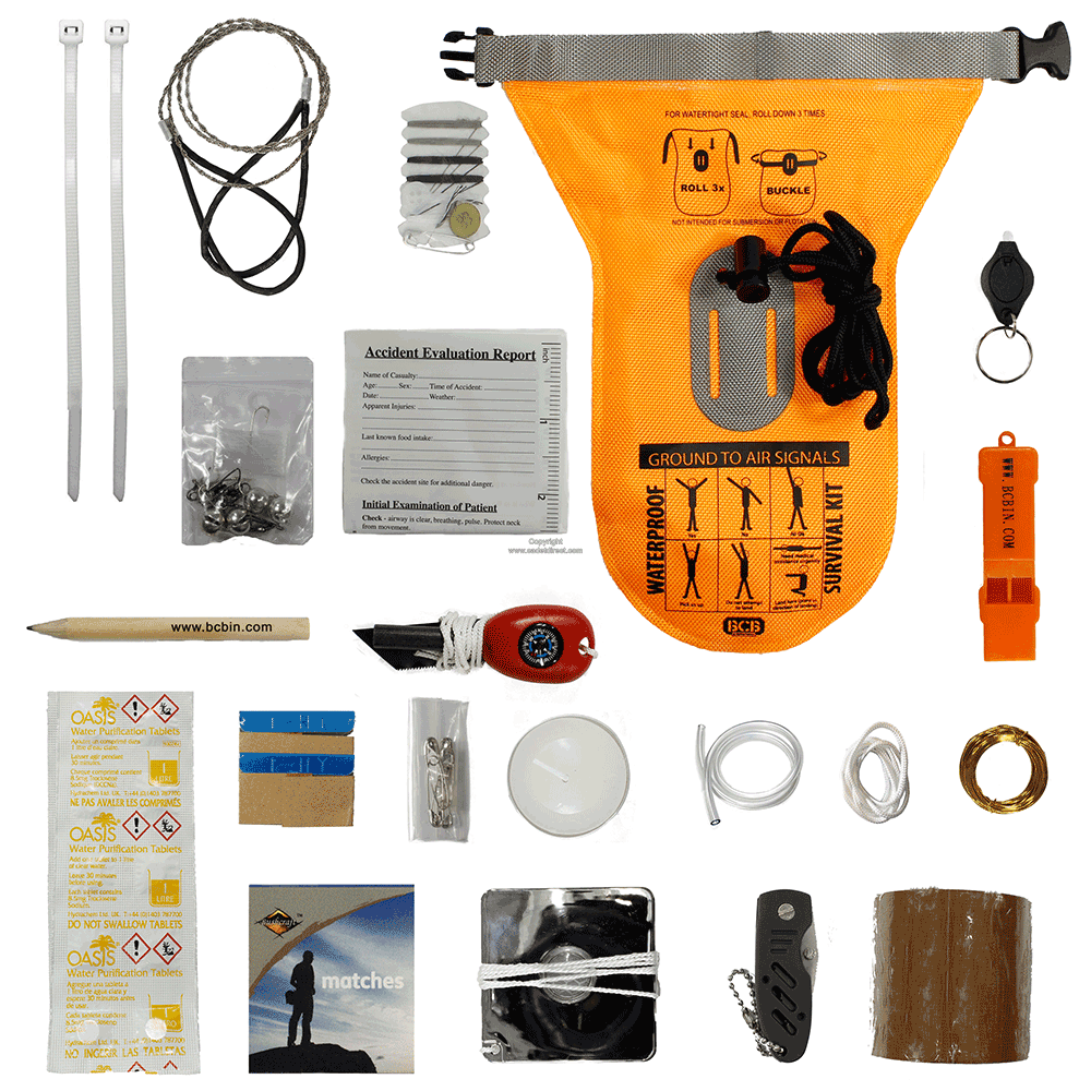 BCB, BCB Waterproof Survival Kit, Survival Kits, Wylies Outdoor World,