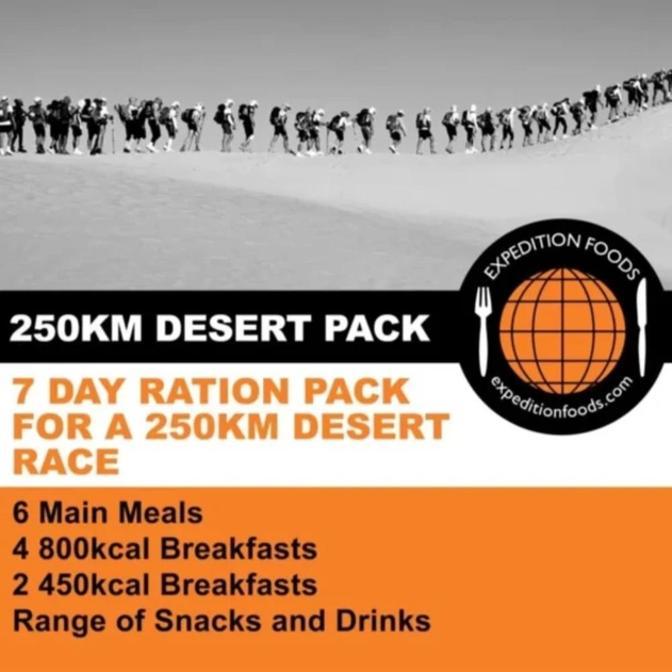 Expedition Foods, Expedition Foods - 250km Desert Race Nutrition Pack, Day Ration Packs, Wylies Outdoor World,