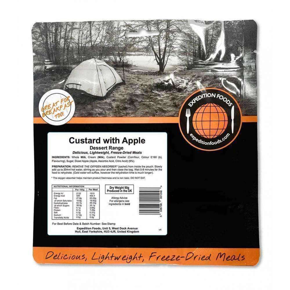 Expedition Foods, Expedition Foods - Custard with Apple, Freeze Dried Meals, Wylies Outdoor World,