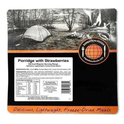 Expedition Foods - Porridge with Strawberries (Regular Serving) - Wylies Outdoor World