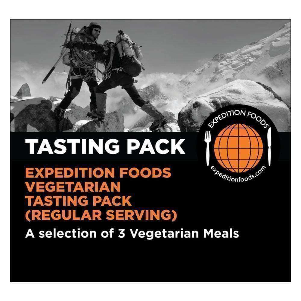 Expedition Foods, Expedition Foods -  Vegetarian Tasting Pack (Regular Serving), Freeze Dried Meals, Wylies Outdoor World,