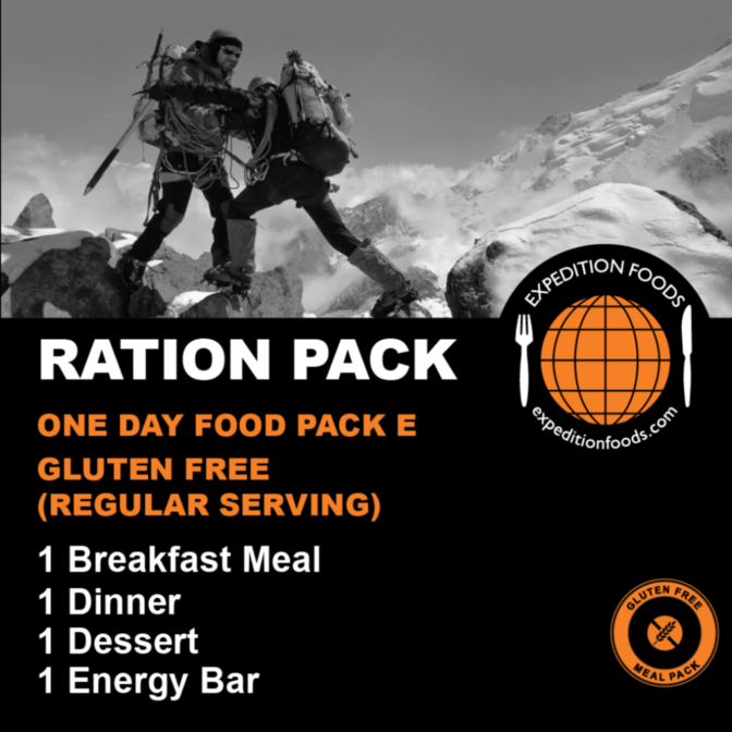 Expedition Foods, Expedition Foods - One Day Pack E (Gluten Free), Day Ration Packs,Wylies Outdoor World,