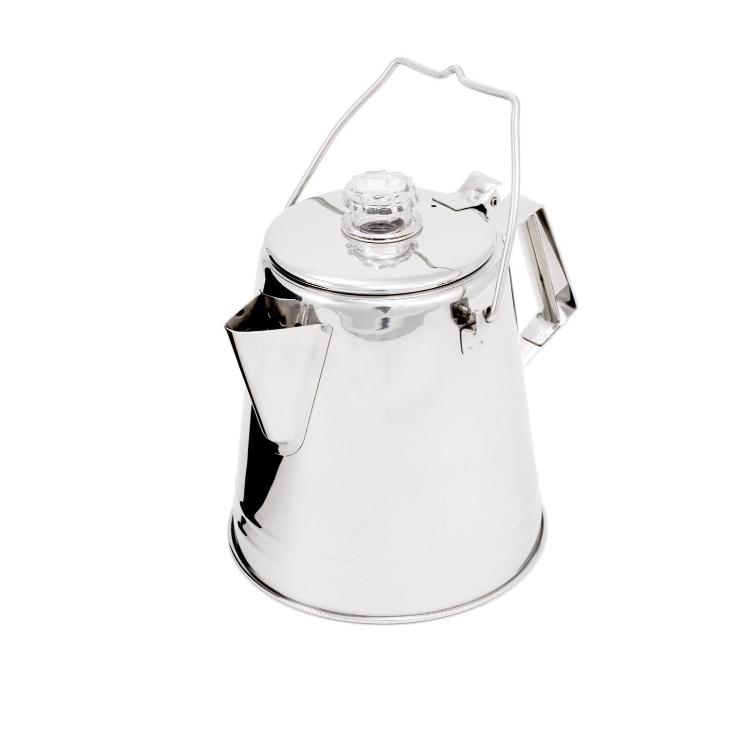 GSI Outdoors, GSI Outdoors Glacier Stainless 8 Cup Percolator, Real coffee makers, filters, & grinders, Wylies Outdoor World,