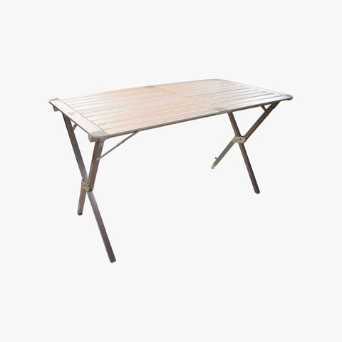 Highlander, Highlander Aluminium Slat Folding Table, Tables,Wylies Outdoor World,