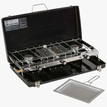 Highlander, Highlander Folding Double Burner/Grill, Cook Systems, Wylies Outdoor World,
