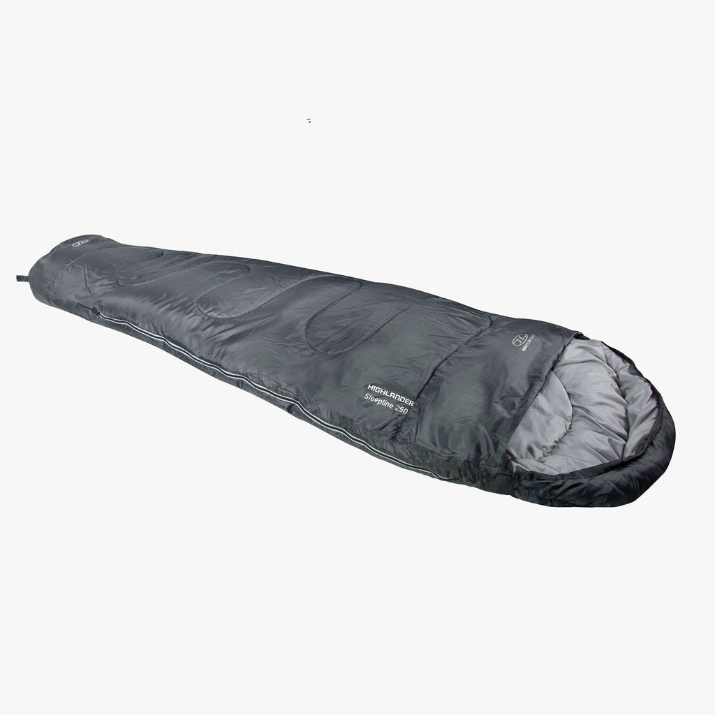 Highlander, Highlander Sleepline 250 Mummy Sleeping Bag, Sleeping Bags,Wylies Outdoor World,