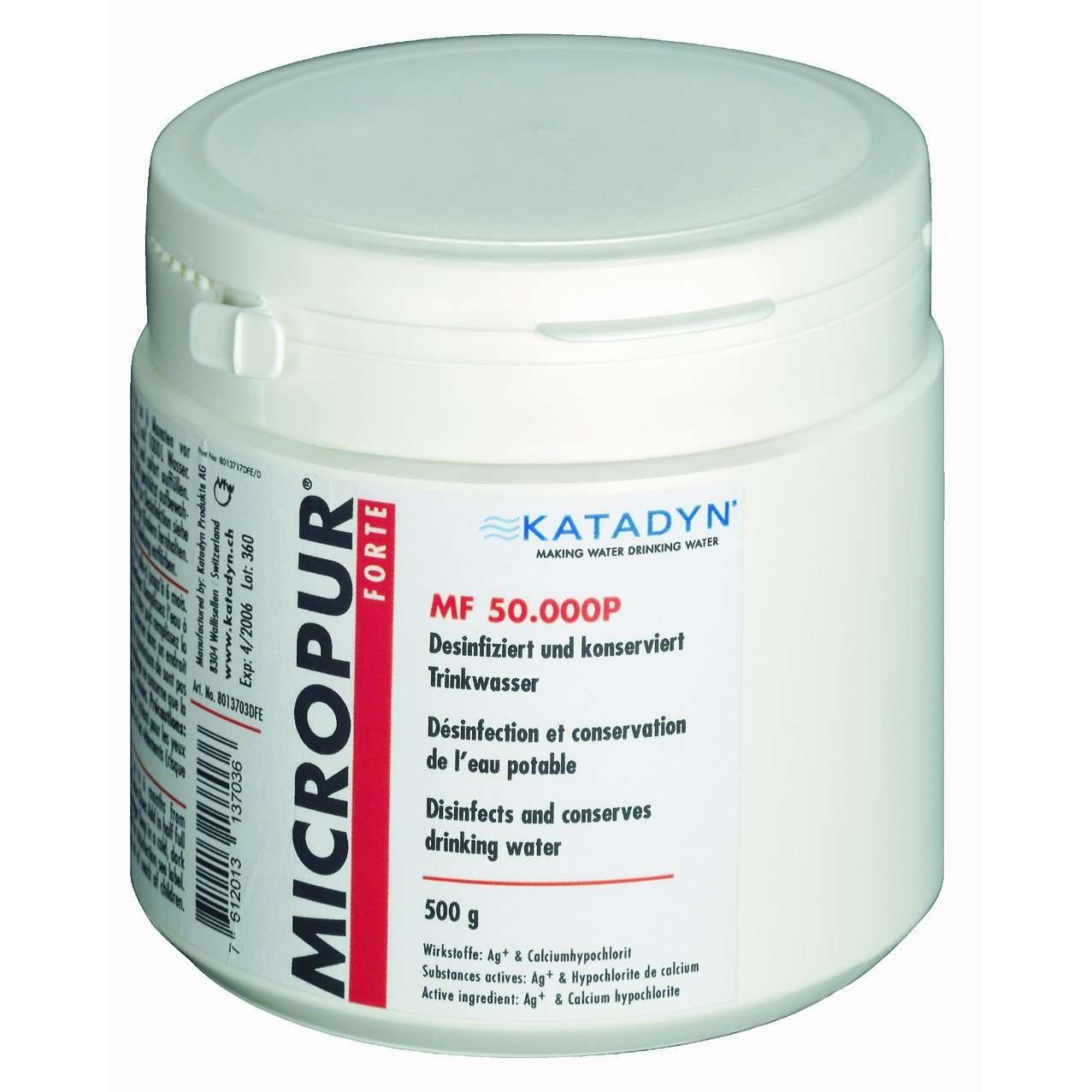 Katadyn, Katadyn Micropur Forte Purification Powder, Water Purification,Wylies Outdoor World,