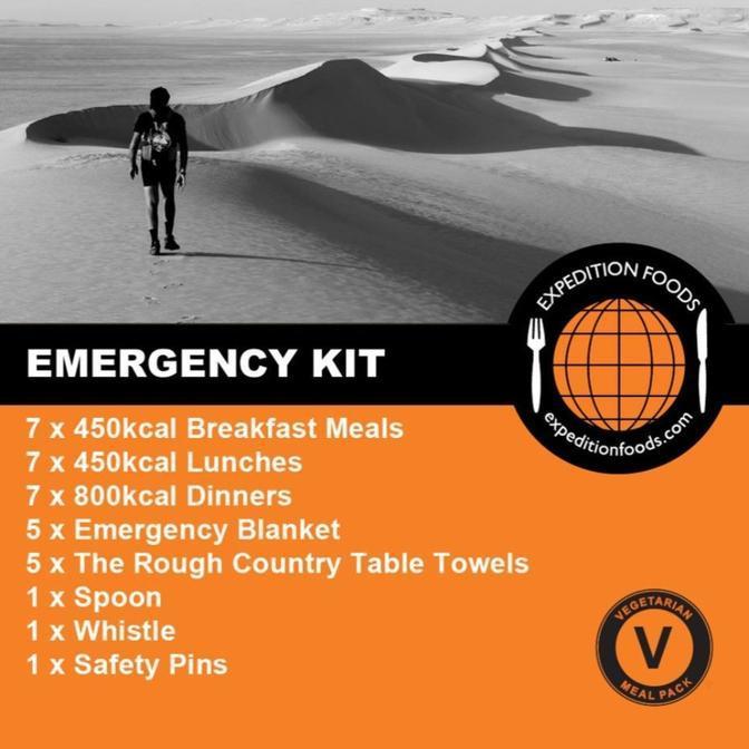 Expedition Foods, Expedition Foods - Emergency Kit for 1 Person, Day Ration Packs,Wylies Outdoor World,