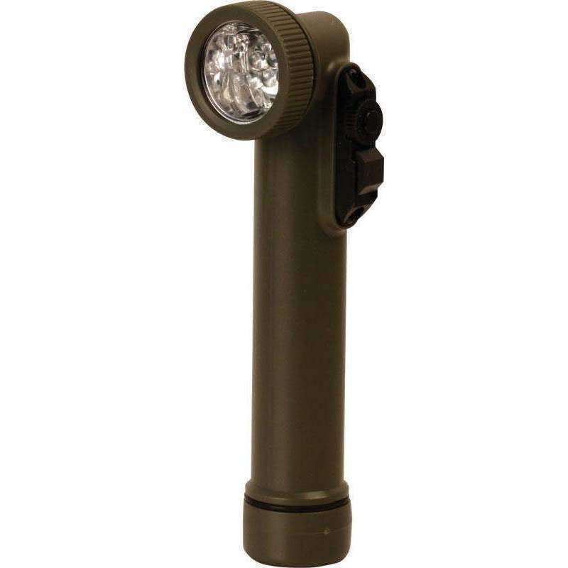 Kombat UK 6 LED Angle Torch & Flashlight - Olive Green - Wylies Outdoor World