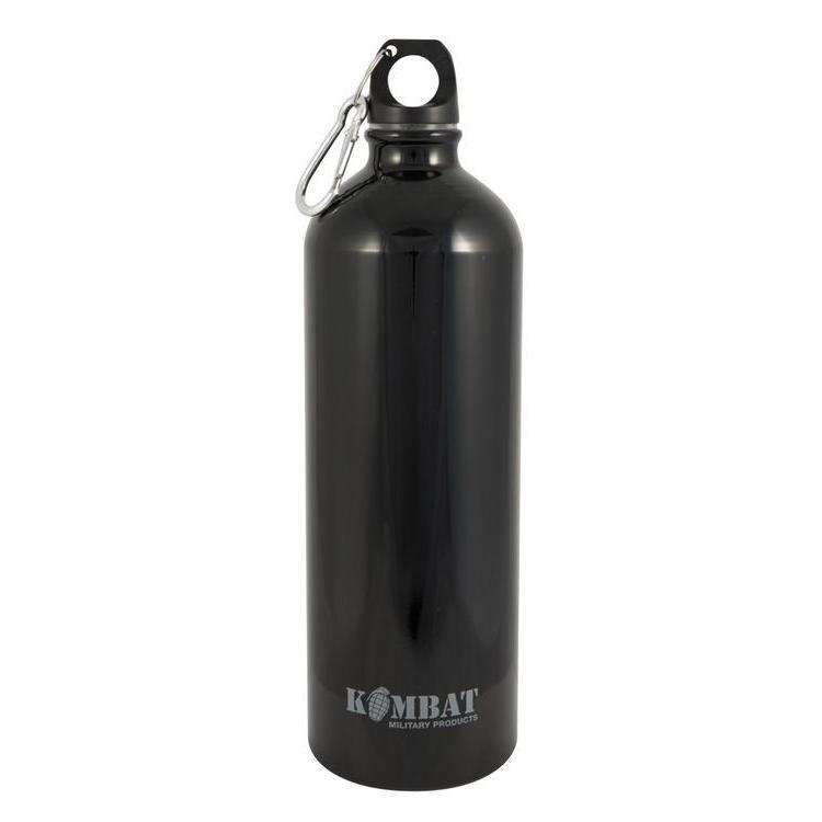 Kombat UK, Aluminium Water Bottle - 1000ml, Single Wall Drinking Bottles, Wylies Outdoor World,