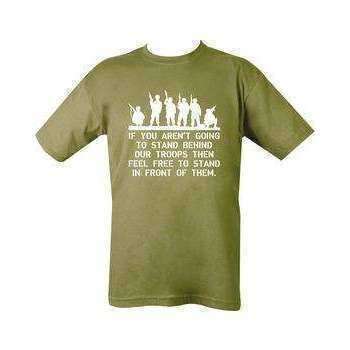 Kombat UK, Behind Troops T-shirt, T-Shirts, Shirts & Vests, Wylies Outdoor World,