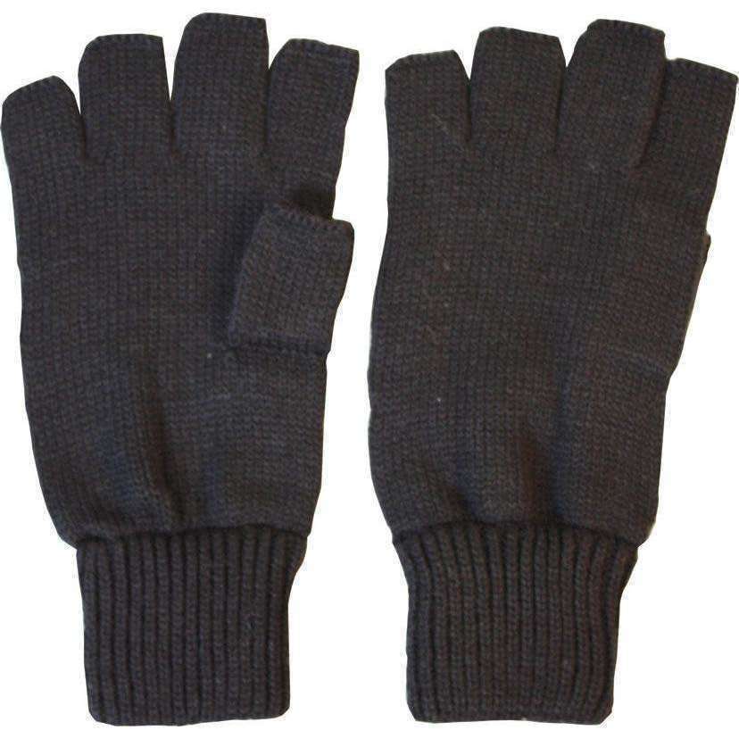 Kombat UK Fingerless Gloves - Black - Wylies Outdoor World