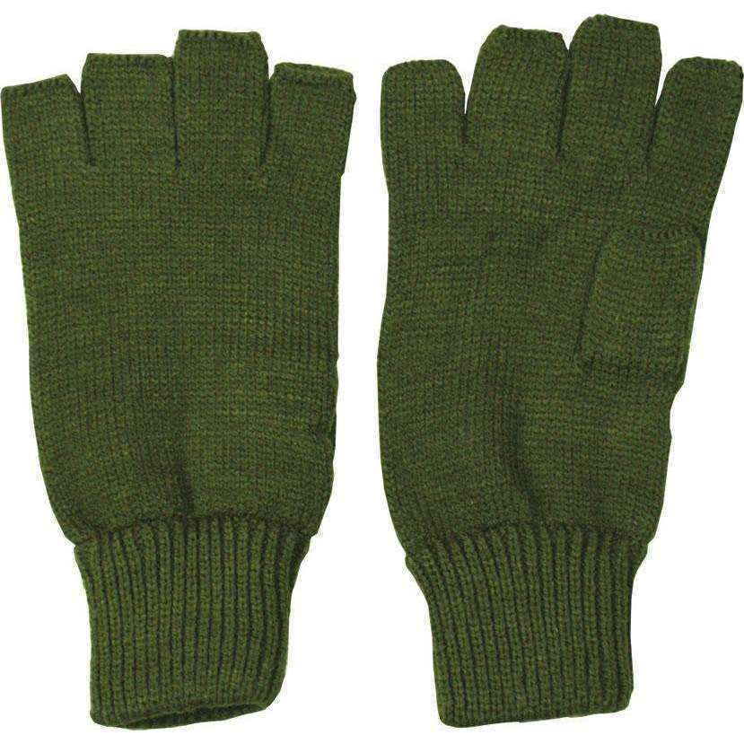 Kombat UK Fingerless Gloves - Olive Green - Wylies Outdoor World