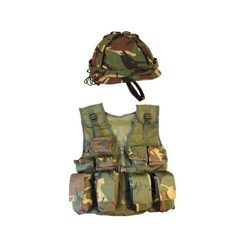 Kombat UK, Kids Assault Vest & Helmet Set, T-Shirts, Shirts & Vests,Wylies Outdoor World,
