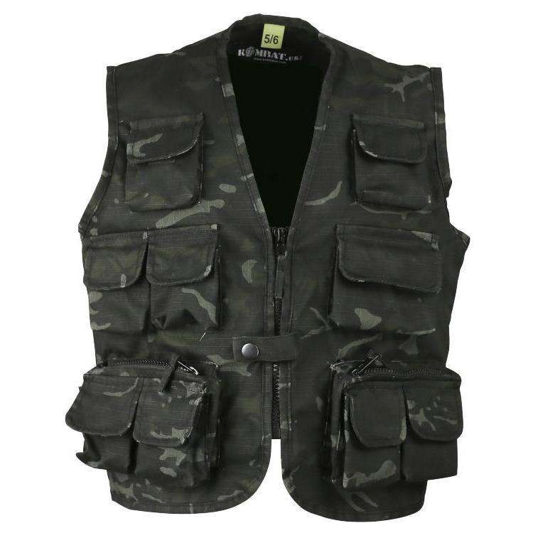 Kombat UK, Kids Tactical Vest - BTP Black, Kids Clothing,Wylies Outdoor World,