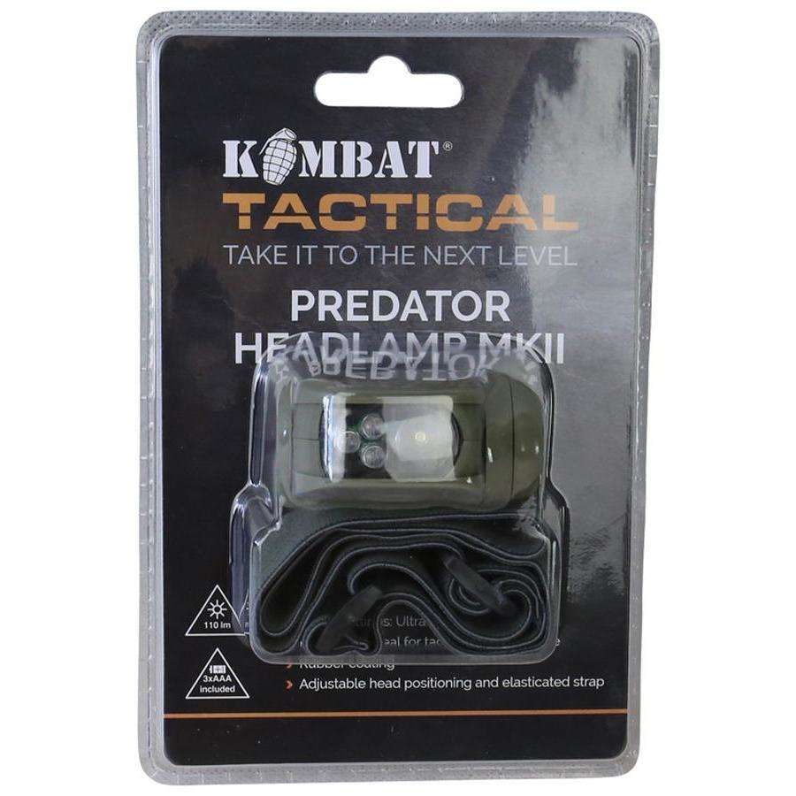 Kombat UK - Predator Headlamp II - Wylies Outdoor World