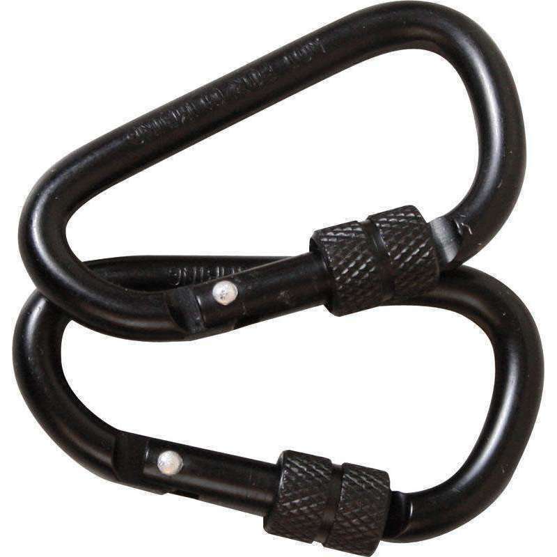 Kombat UK Locking Carabiner Pairs - 6mm - Wylies Outdoor World