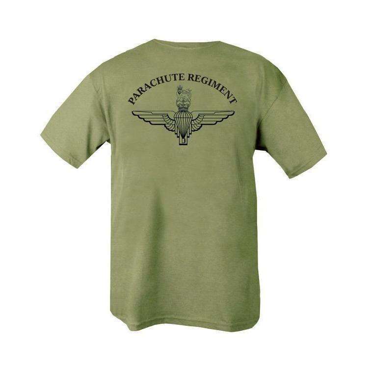 Kombat UK, Parachute Regiment T-shirt - Olive Green, T-Shirts, Shirts & Vests,Wylies Outdoor World,