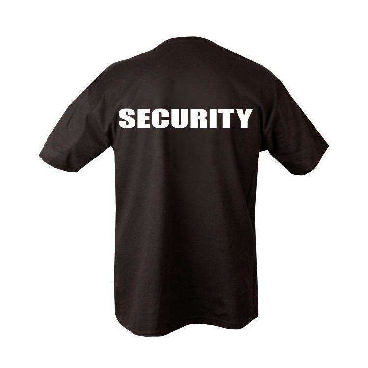 Kombat UK, Security Double Print T-shirt - Black, T-Shirts, Shirts & Vests, Wylies Outdoor World,