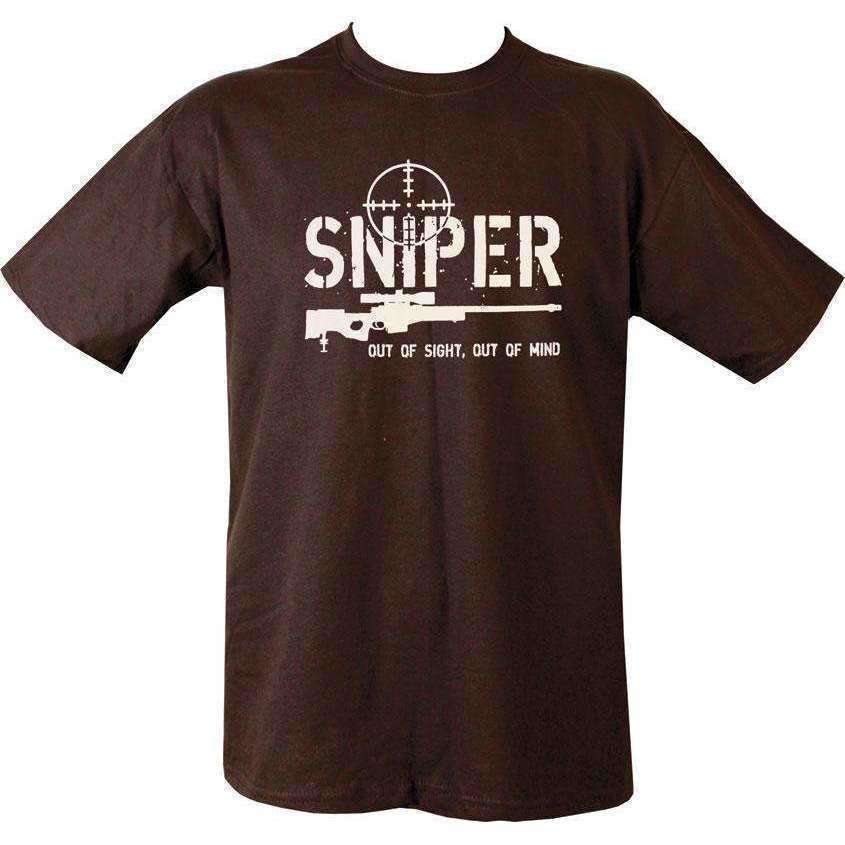 Kombat UK, Sniper T-shirt - Black, T-Shirts, Shirts & Vests,Wylies Outdoor World,