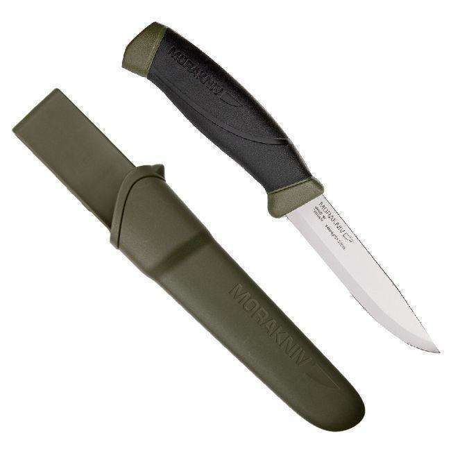 Mora Knives, Morakniv 860 Companion - Stainless Steel, Fixed Blade Bushcraft Knives,Wylies Outdoor World,
