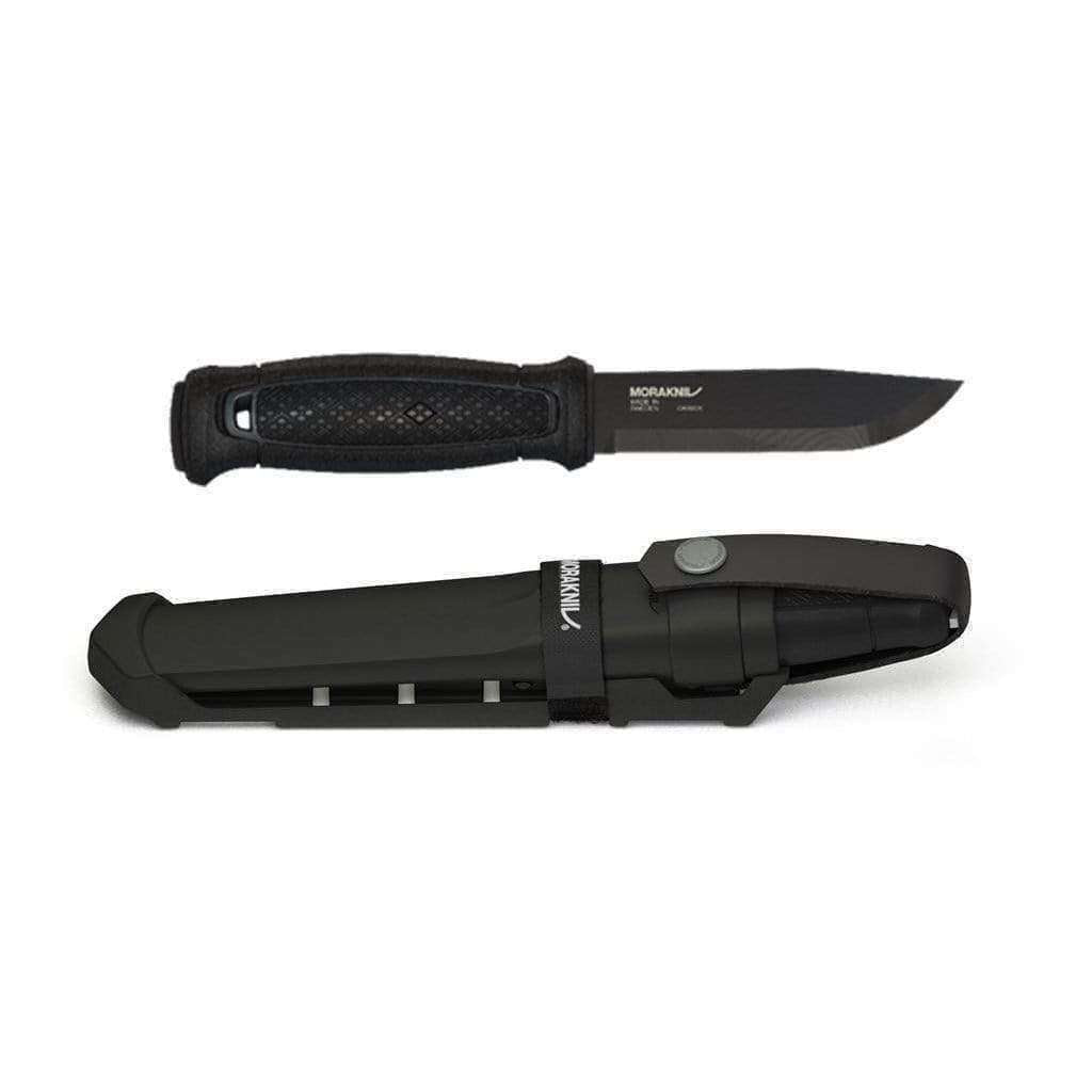 Mora Knives, Morakniv Garberg Black Carbon Multi-Mount, Fixed Blade Bushcraft Knives, Wylies Outdoor World,