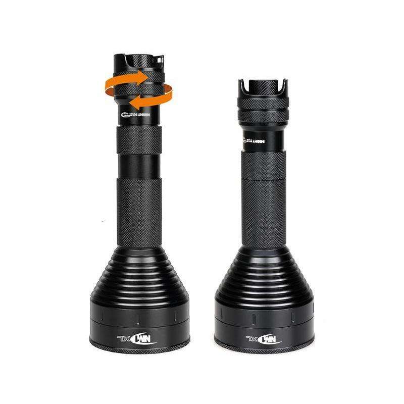 Night Master NM1 XL Long Range Hunting Light with Chargeable LEDs & Rear Focus - Wylies Outdoor World