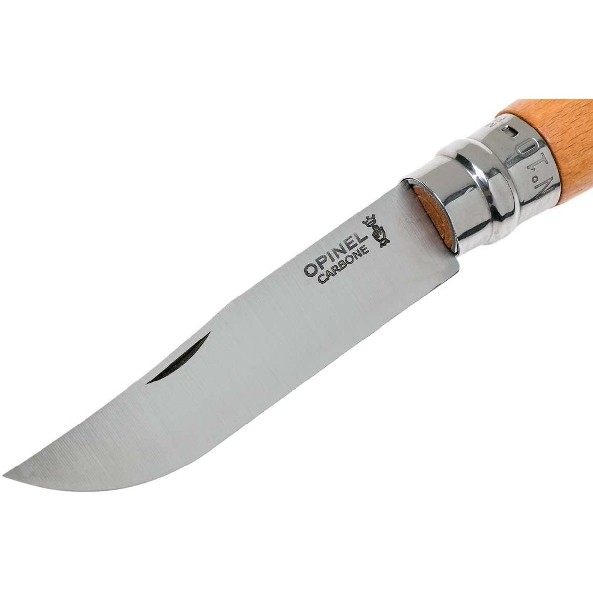 Opinel, Opinel No.10 Classic Original Carbon Steel Knife, Folding Knives, Wylies Outdoor World,