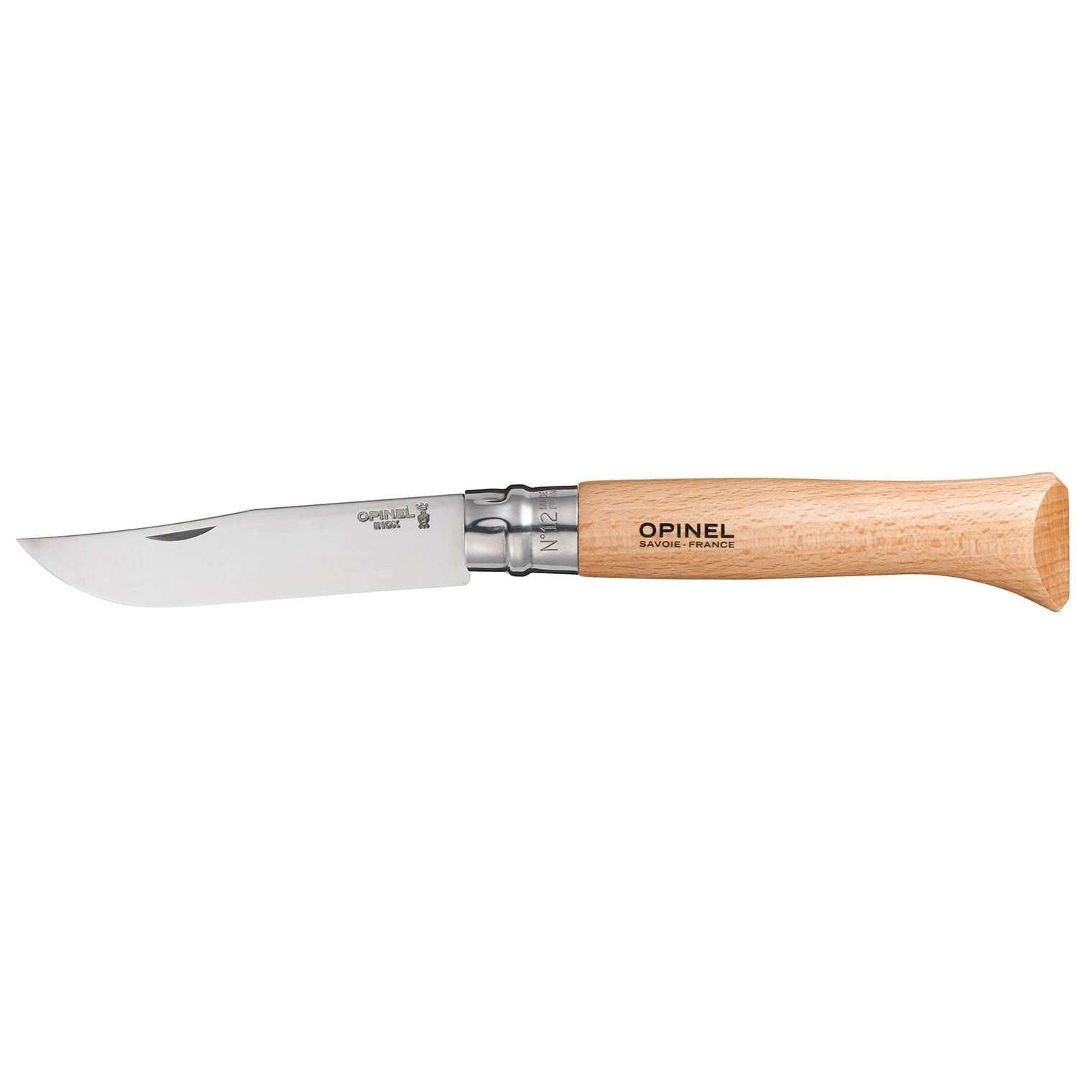 Opinel, Opinel No.12 Classic Original Stainless Steel Knife, Folding Knives, Wylies Outdoor World,