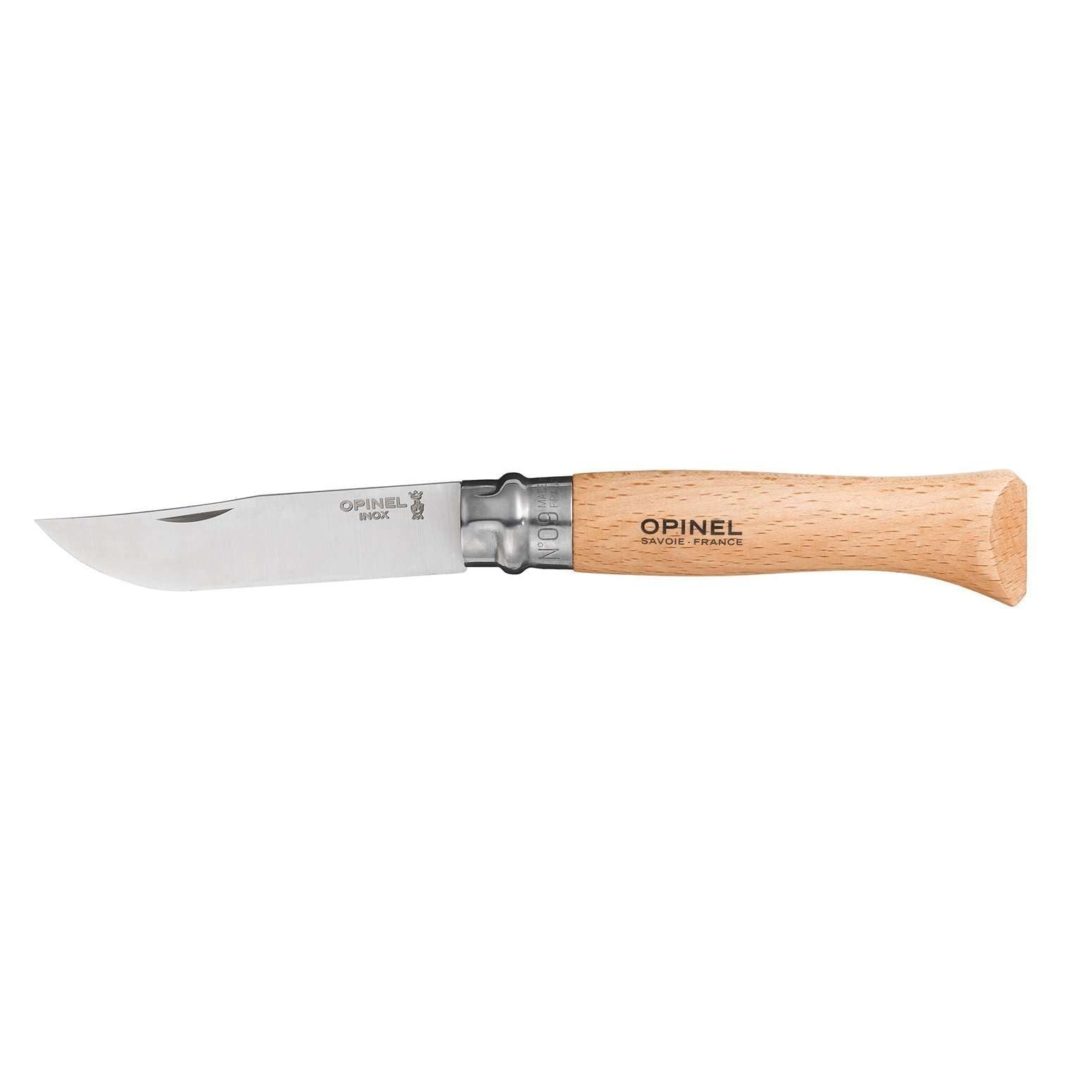 Opinel, Opinel No.9 Classic Originals Stainless Steel Knife, Folding Knives, Wylies Outdoor World,