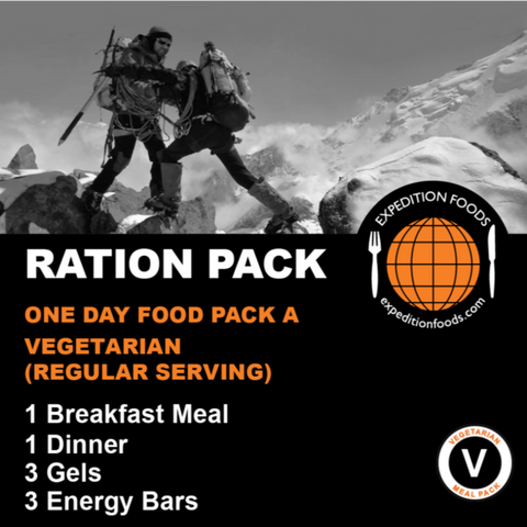 Expedition Foods, Expedition Foods - One Day Pack A / Multi-Day Stage Race (Vegetarian), Day Ration Packs,Wylies Outdoor World,