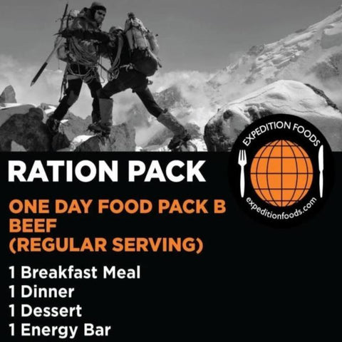 Expedition Foods, Expedition Foods - One Day Pack B, Day Ration Packs,Wylies Outdoor World,
