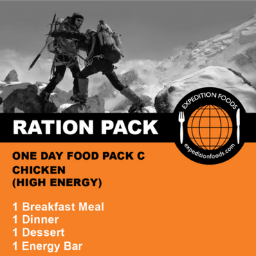 Expedition Foods, Expedition Foods - One Day Pack C, Day Ration Packs,Wylies Outdoor World,