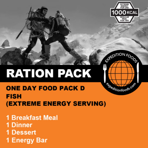 Expedition Foods, Expedition Foods - One Day Pack D, Day Ration Packs,Wylies Outdoor World,
