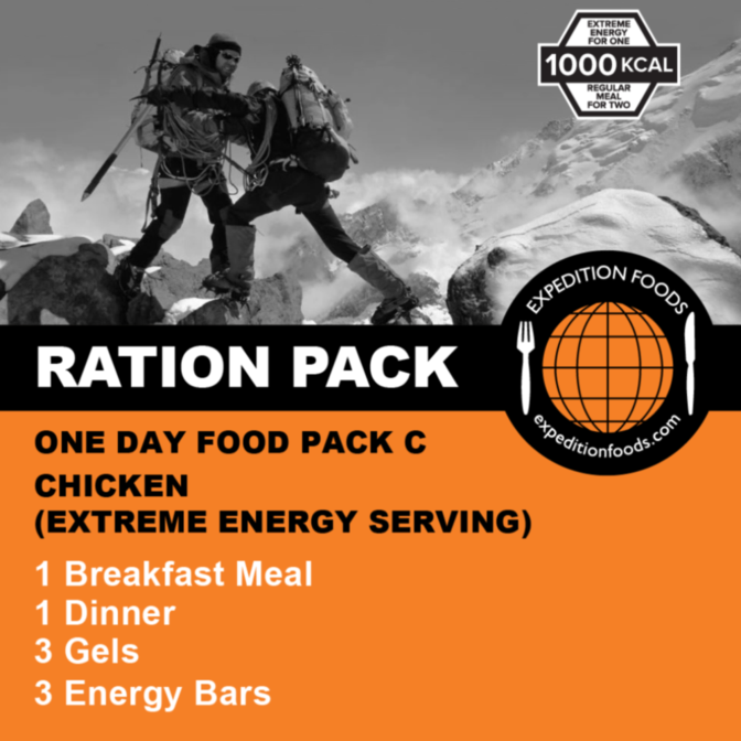 Expedition Foods, Expedition Foods - One Day Pack C / Multi-Day Stage Race, Day Ration Packs,Wylies Outdoor World,