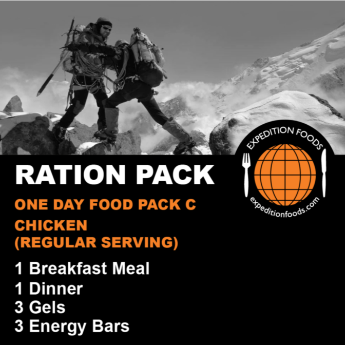 Expedition Foods, Expedition Foods - One Day Pack C / Multi-Day Stage Race, Day Ration Packs,Wylies Outdoor World,